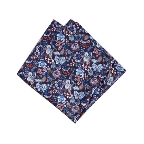 Parisian with Liberty Symphony Revival Pocket Square